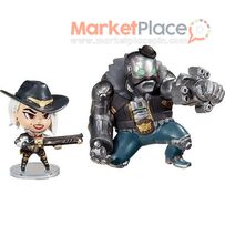 Cute But Deadly Overwatch Ashe and Bob Action Figure 2-pack Figures