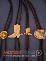 7 collectable western Polo ties.