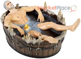The Witcher 3 - Geralt in the bath Statuette