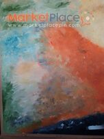 Gallery artist original paint oil on canvas 60x80 cm signed by artist