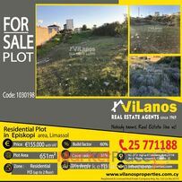 For Sale Residential Plot in Episkopi area, Limassol, Cyprus