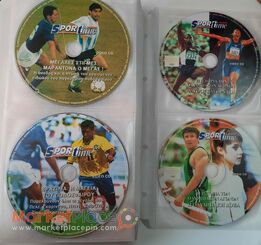Έξι Συλλεκτικά DVD με ΜΑΡΑΝΤΟΝΑ, ΠΕΛΕ, Champion League, κ.α.