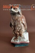 Large porcelain figurine owl karl ens volkstedt germany 1900-1920