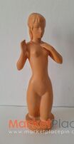 figurine sculpture Nude lady by Jihokera Znojmo Czech Republic