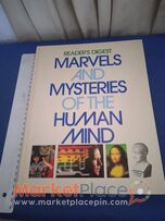 Book, Marvel's and mysteries of the human mind.
