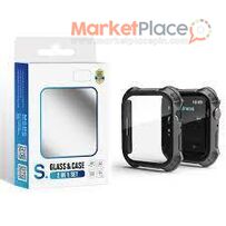 38-45mm 2-in-1 set glass & case for smart watch
