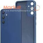silicon back case sam a25 5g blue