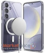S24 plus magnetic clear case