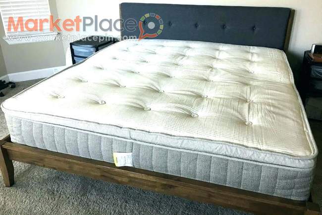 king size bed and mattress - Pyrga, Larnaca