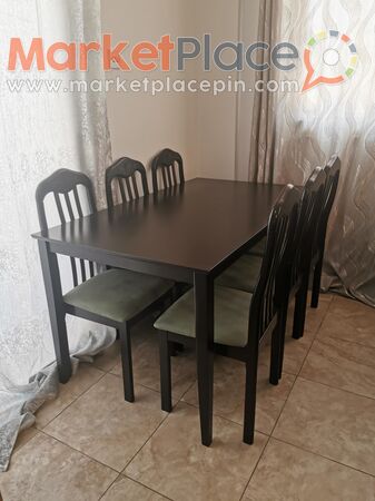 Dining table with 6 chairs - Paphos, Paphos