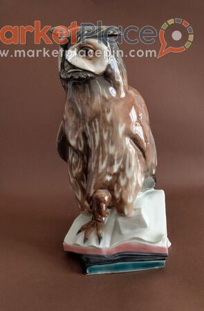 Large porcelain figurine owl karl ens volkstedt germany 1900-1920 - Πάφος, Πάφος