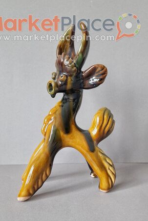 Figurine goat majolica vasilkovsky majolica factory ussr 1960 - Paphos, Paphos