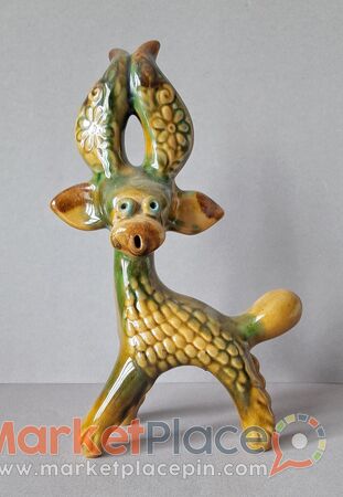 Figurine goat majolica vasilkovsky majolica factory ussr 1960 - Paphos, Paphos