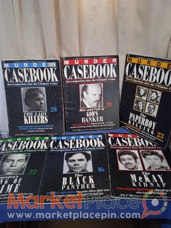 6 collectables magazines of murder casebook. - 1.Limassol, Limassol