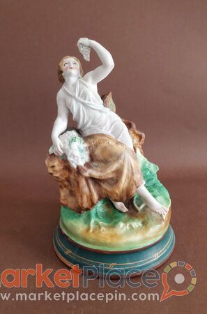19th century  figurine Bacchante  Old Paris porcelain - Paphos, Paphos