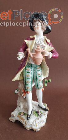 Porcelain figurine Gardener Germany Ludwigsburger 1759 - 1762 - Paphos, Paphos