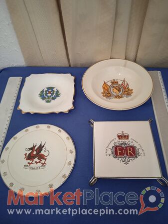 4 English collectables ceramics. - 1.Limassol, Limassol