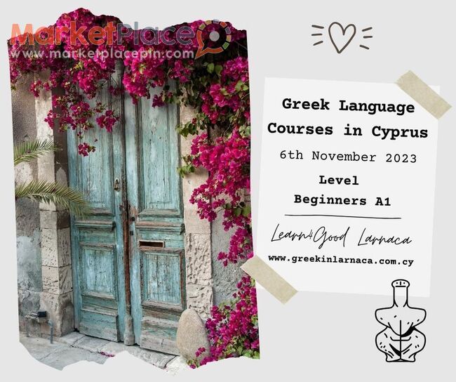 A personalised approach to learning Greek in Cyprus, 6th November 2023 - Kiti, Larnaca