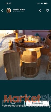 Barrel table,bar and furniture - Pentakomo, Limassol