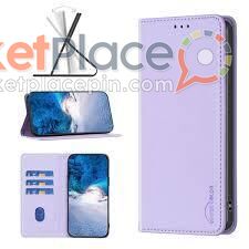 iPhone 15 pro max flip case leather lilac - 1.Limassol, Limassol