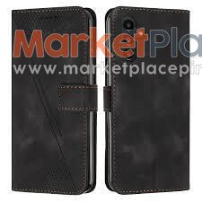 S34 black leather flip case - 1.Limassol, Limassol