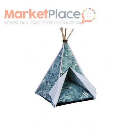 Buster and Beau Cat Cave Teepee Tropics 47*47*75cm Cat Bed - Κάτω Δευτερά, Λευκωσία